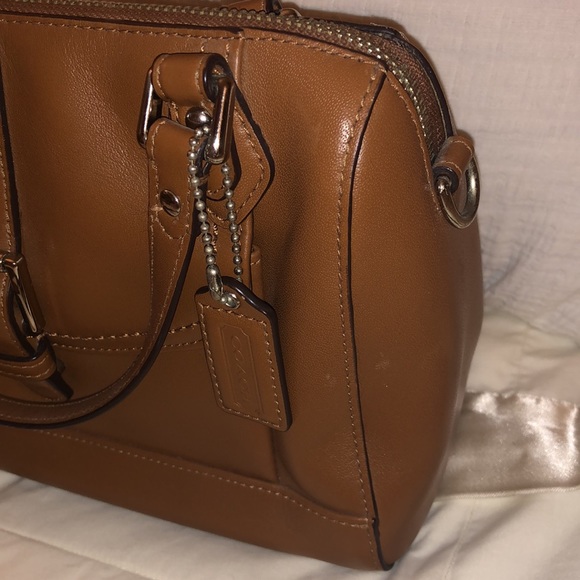 Coach Cognac Soft Leather Crossbody - Picture 2 of 16